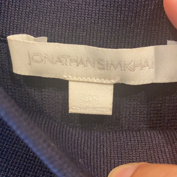 Jonathan simkhai navy midi dress - Picture 8 of 9